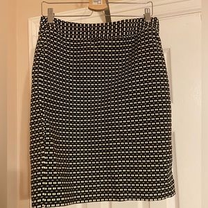 Graphic Woven Ann Taylor Skirt
